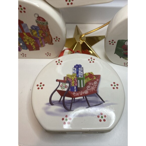 Temptations by Tara Christmas Ornament Table Shelf Decor Recipes Set Of 4 - Picture 2 of 9